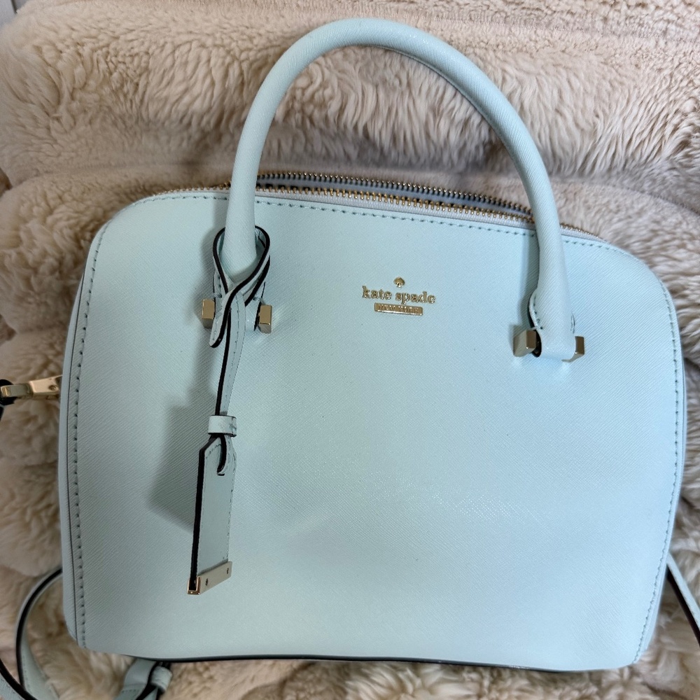 Cameron Street Large Lottie Saffiano Leather Satchel